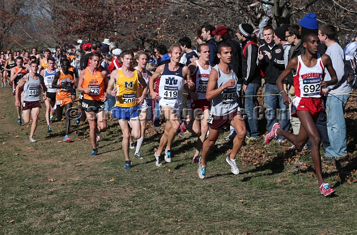 2012NCAA XC-116.JPG - 2012 NCAA D1 Cross Country Championships, November 17, 2012, held in Louisville, KY.